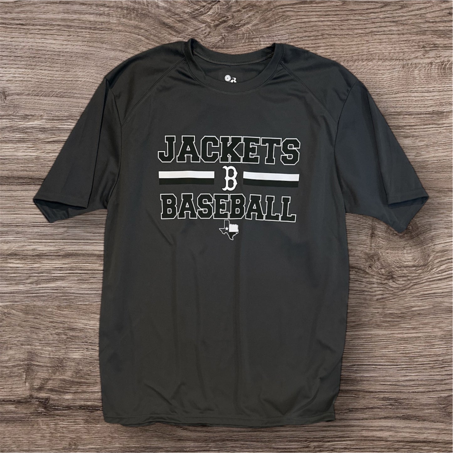 CLEARANCE - Boyd Baseball Shirt (Charcoal)