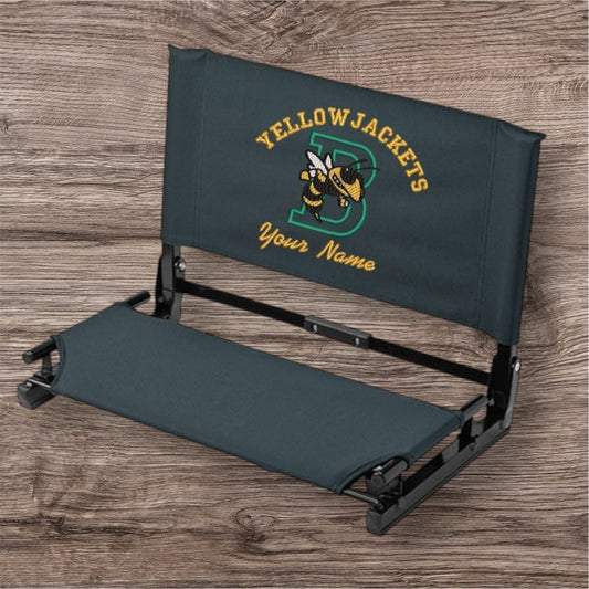Fully Embroidered & Customizable Stadium Chair - WIDE