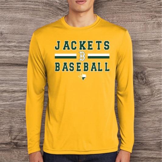 2026 Boyd HS Baseball Long Sleeve Shirt - Gold