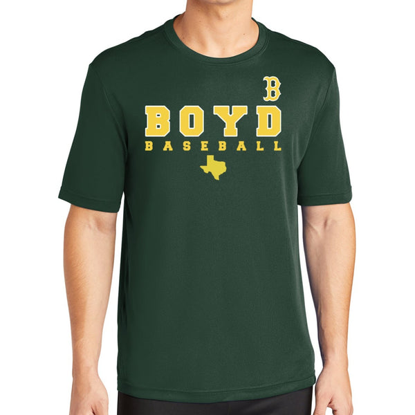 CLEARANCE - Boyd Baseball Practice Tshirt - Green
