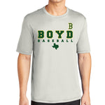 CLEARANCE - Boyd Baseball Practice Tshirt - Silver